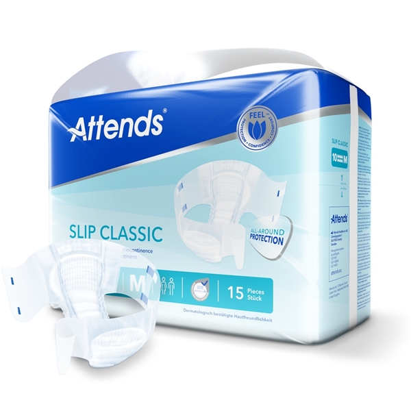 Teippisuoja Attends Slip, Classic 10M(4x15kpl) 60KPL - Attends