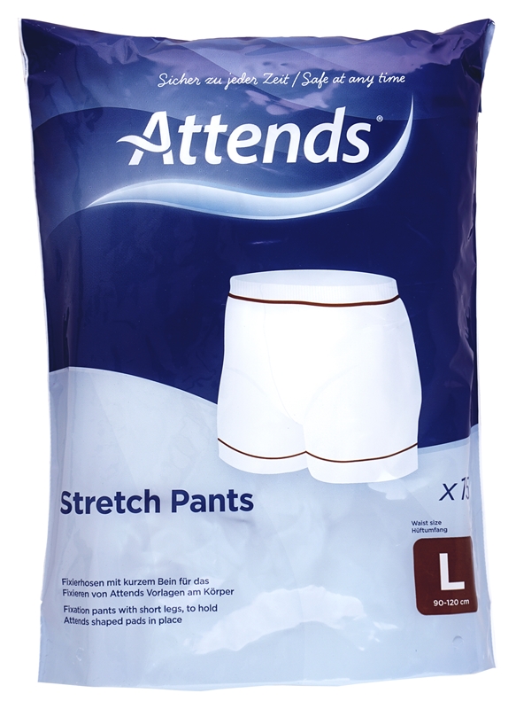 Hygieniahousut Attends Stretch, Pants lahkeella L 15KPL - Attends - 1