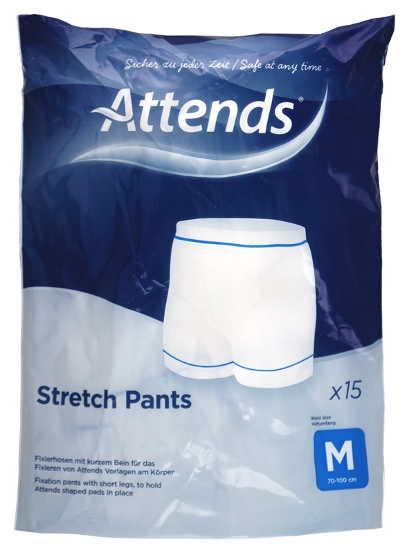 Hygieniahousut Attends Stretch 
, Pants lahkeella M 15KPL - Attends - 1
