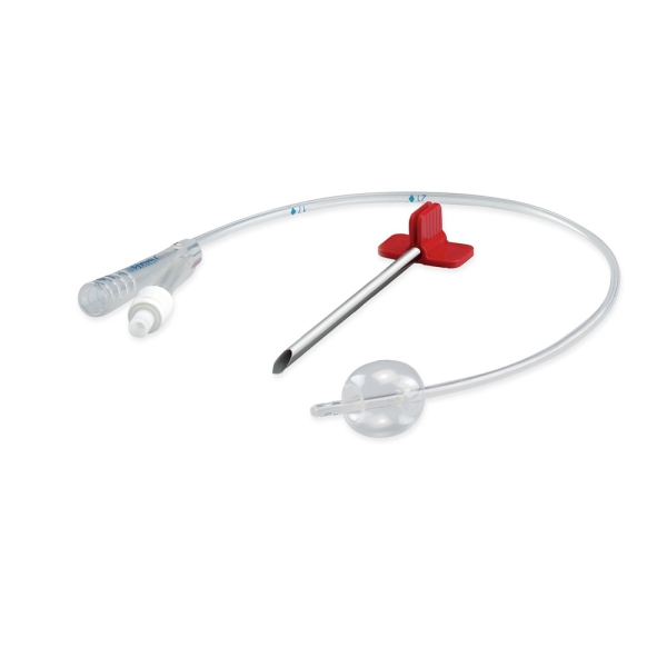 Cystofix ball CH 12 punainen, 1KPL