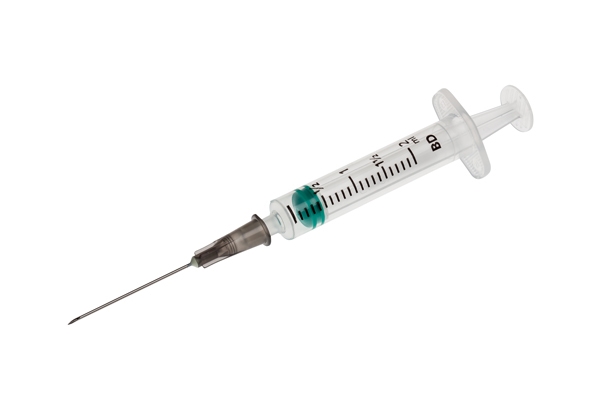 Ruisku  Emerald neulalla 22G, 2mll luer steriili 100KPL