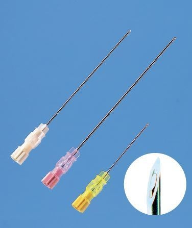 Spinaalineula Yale musta, 22Gx2,5 (0,70x65mm) 25KPL