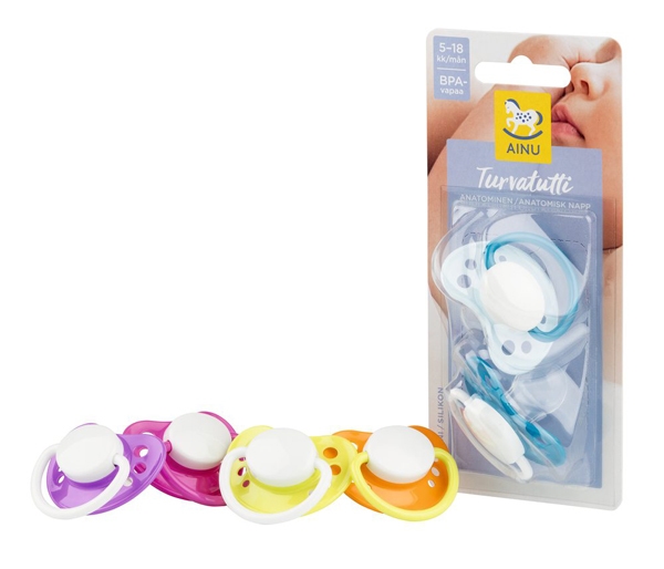 Turvatutti Ainu 5-18 kk , Silikoni 12KPL (2 kpl/pks)