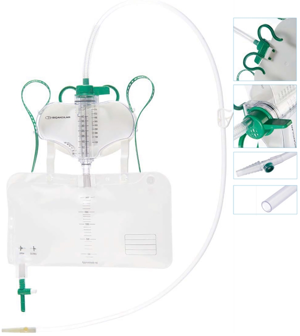 Urimetri 500 PLUS, yksi lumen, Portti ja venttiili 1 KPL