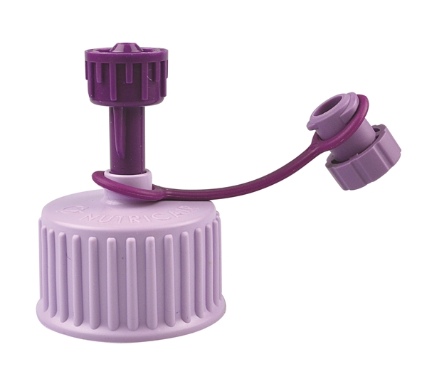 Kierrettävä korkki injektiopulloon Nutricair, Kierrettävä 28mm, ENFit 50 kpl
