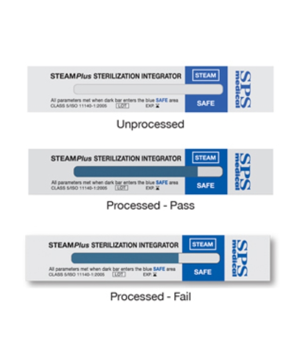 Indikaattori SteamPlus kemial, Tyyppi 5 höyry 1000KPL