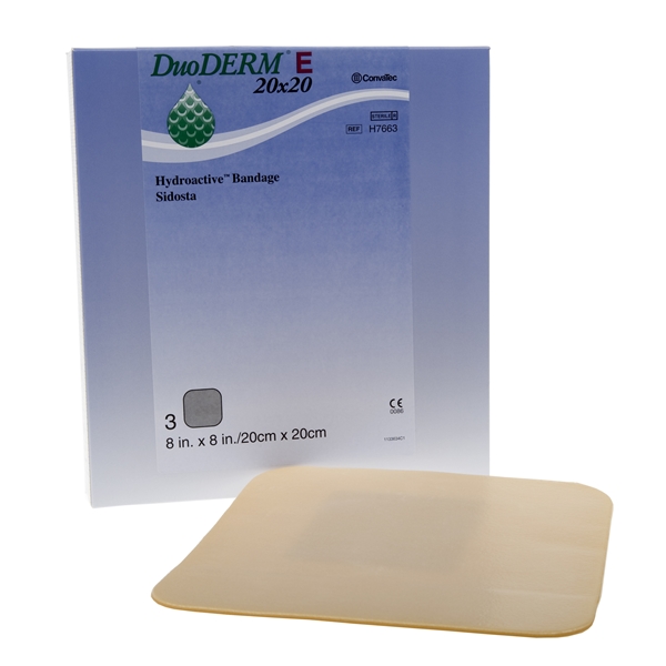 DuoDERM® E kosteuttava hydrokolloidisidos, 10x10cm, 5kpl - DuoDerm