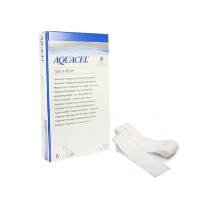 Haavasidos Aquacel, 1x45cm vahvistettu 5KPL - Aquacel