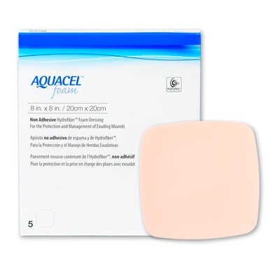 Haavasidos Aquacel Foam, 20x20cm ei kiinnittyvä 5KPL - Aquacel
