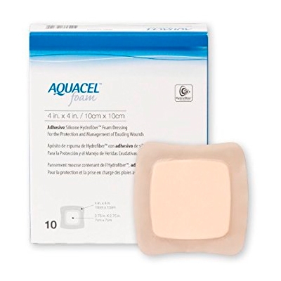 Haavasidos Aquacel Foam, 8x13cm kiinnittyvä 10KPL - Aquacel