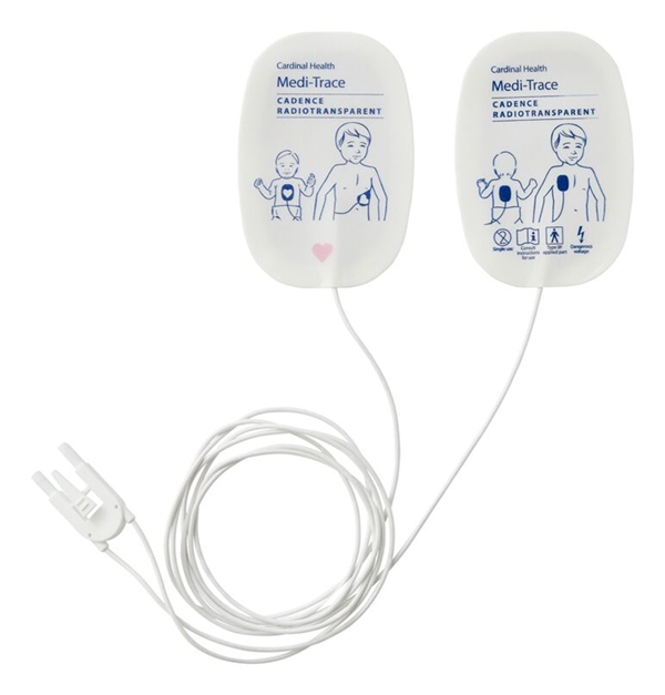 Medi-Trace™ Cadence pediatriset defibrillaatioelektrodit, Zoll säteilyn läpnäk,lasten5kp - 1
