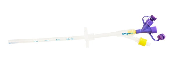 Kangaroo™ ENFit-Y-portilla varustettu gastrostomialetku, 18 Fr/Ch 6,0mm 20ml pallo 5KPL