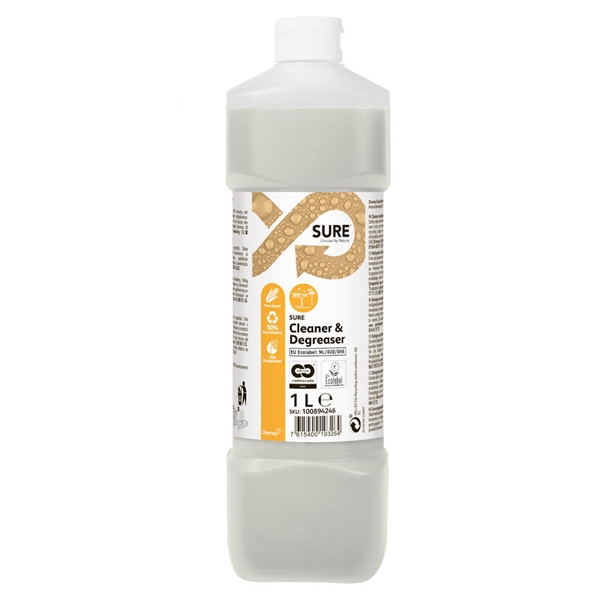 SURE puhdistus- ja rasvanpoistoaine Cleaner & Degreaser 1L, Cleaner & Degreaser 1L