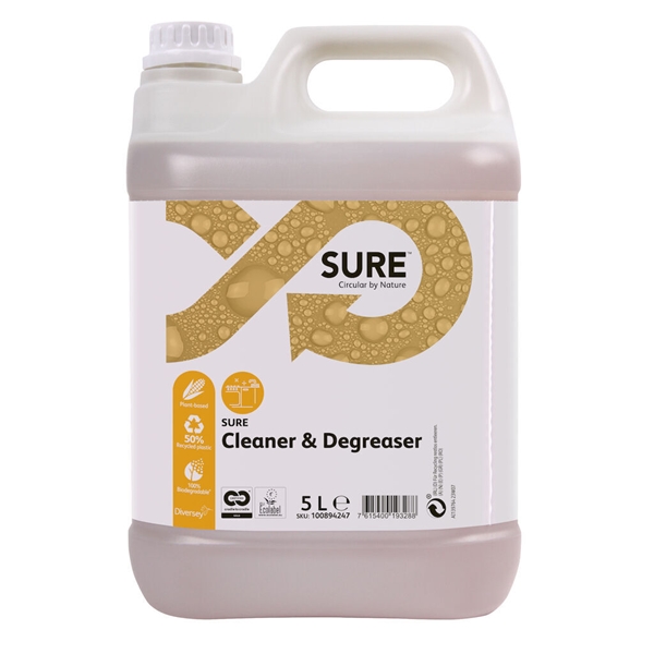 SURE puhdistus- ja rasvanpoistoaine Cleaner & Degreaser 5L 1KPL, Cleaner & Degreaser 5L 1KPL