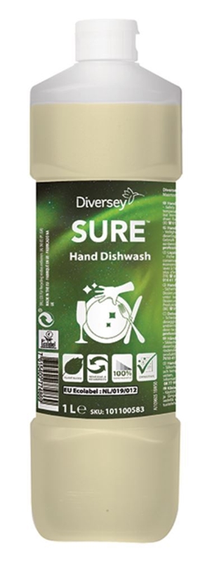 SURE käsiastianpesuaine Hand Dishwash 1L, Hand Dishwash 1L - SURE