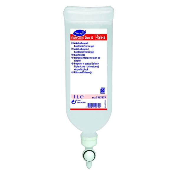 Käsidesi SOFT CARE DES E, 1L dispenso 6KPL