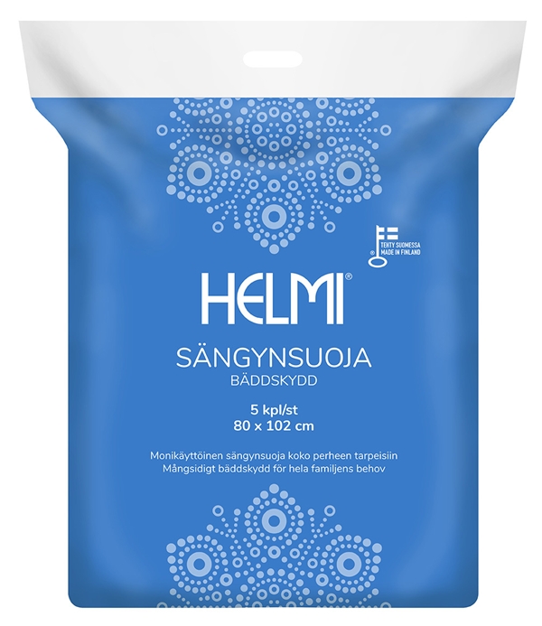 Sängynsuoja Helmi, 80x102cm 25 KPL (5x5kpl/pss)