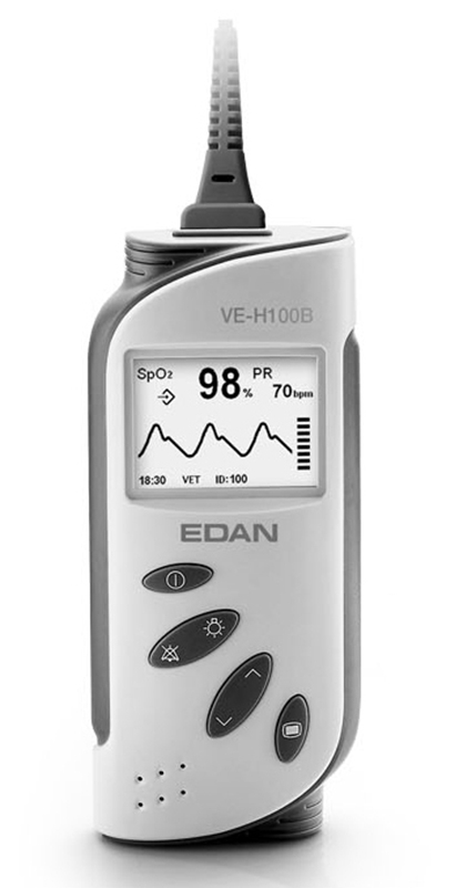 Pulssioksimetri VE-H100B, Kielianturilla, H100B