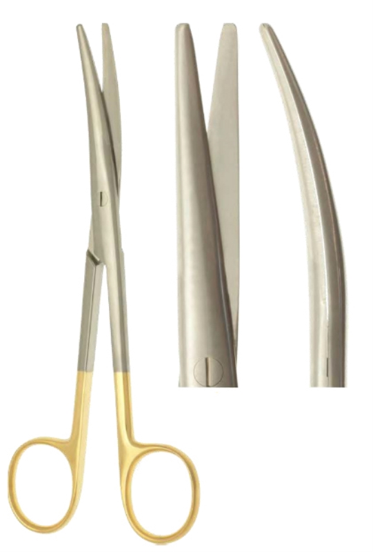 Sakset Mayo-Lexer 16 cm kä, Delicate kovametalli, tylppä

