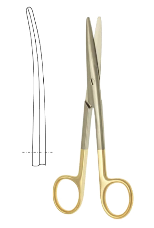 Sakset Mayo-Stille kä 17cm TC, kovametallikärki