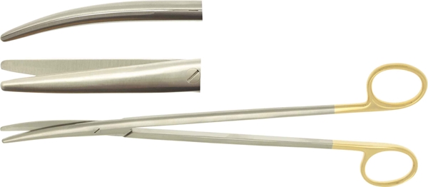 METZENBAUM sakset,  260MM, käyrät/ty