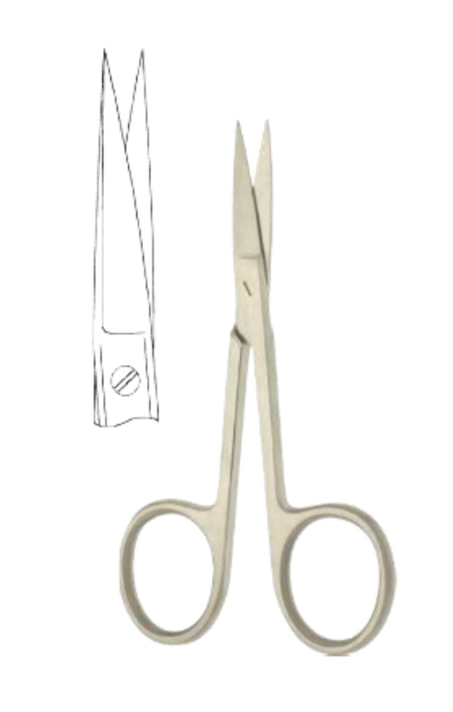 Irissakset suorat te/te 10.5cm