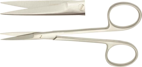 Irissakset suorat terävät, 10,5 cm