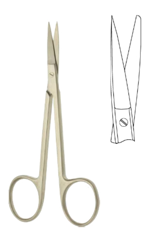 Irissakset suorat te/ty 11.5cm, 1 kpl