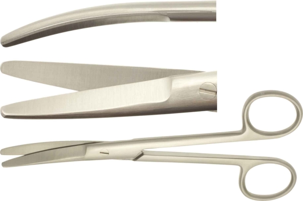 Sakset Mayo käyrät 15,5cm, tylppä