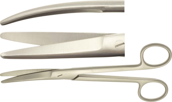 Lankasakset 170 mm, käyrät, tylppä