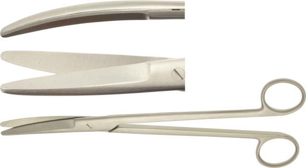 Lankasakset 230 mm, käyrät, tylppä