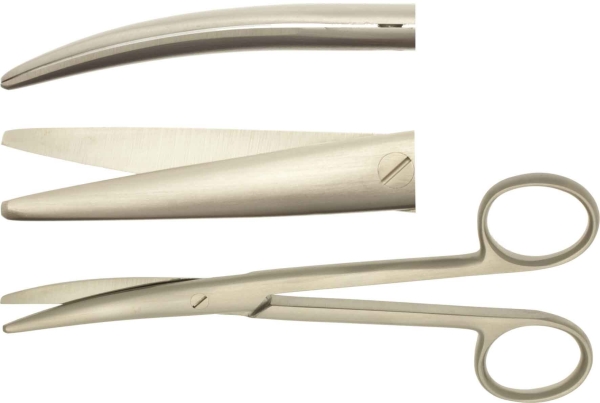 Sakset Mayo-Stille käyrät 15cm