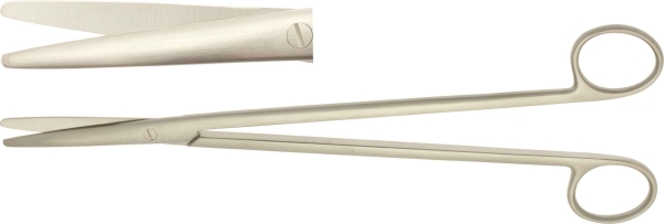 Sakset Nelson-Metzenbaum 23cm, suorat