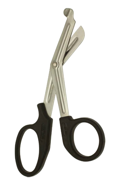 Sakset side Universal 14 cm, muovi musta, vaatesakset