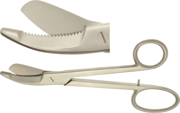 Kipsisakset Bruns 24 cm, 1 kpl, sahalaita