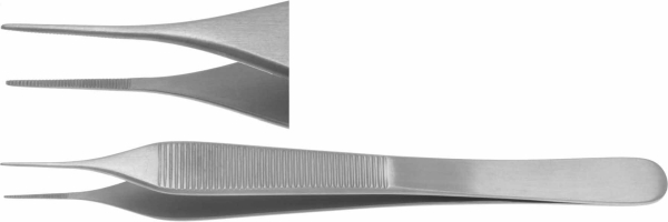 Atula Mikro-Adson anat. 15cm, 0,9mm kärki