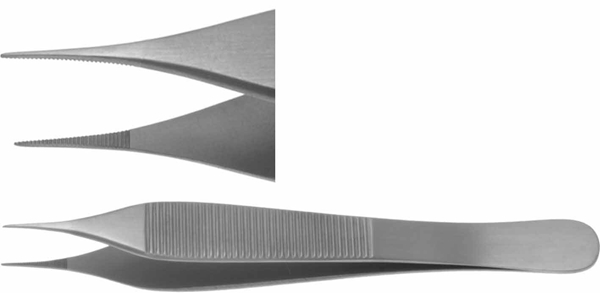 Atula Mikro-Adson anat. , 12,0 cm, 0,5 mm, 1