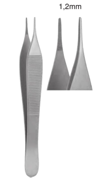 Atula Adson anat.12 cm, ompeleenpoisto, lehtiatula