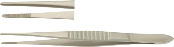 Atula anatom. hennot suorat, 13CM, lev.1,2mm