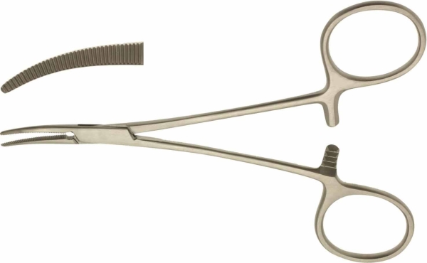 Pihdit Mosquito 12,5 cm käyrä, 1 kpl