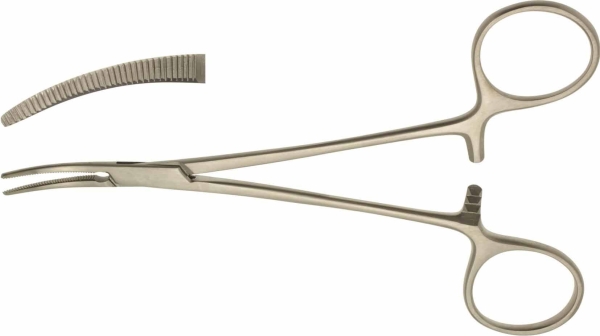 Halsted-Mosquito  käyrä 14cm, 1 kpl