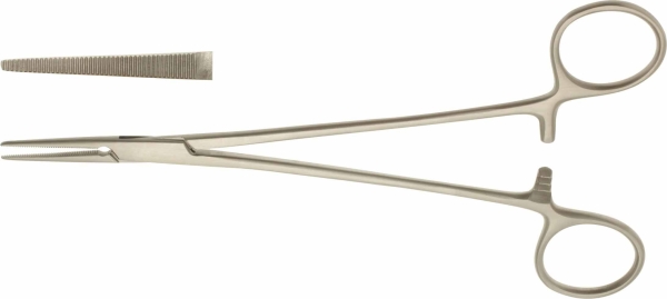 Atula Halsted hemostatic, 185mm suora