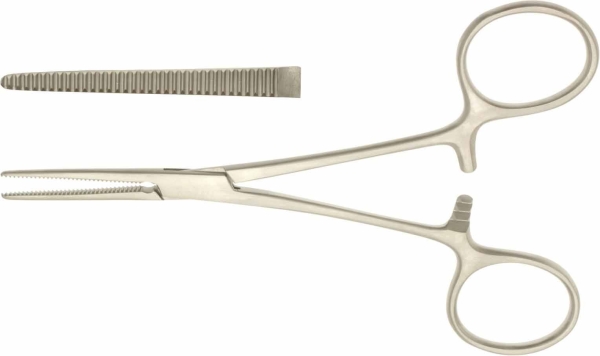 Pean puristimet suora 13 cm, 1 kpl