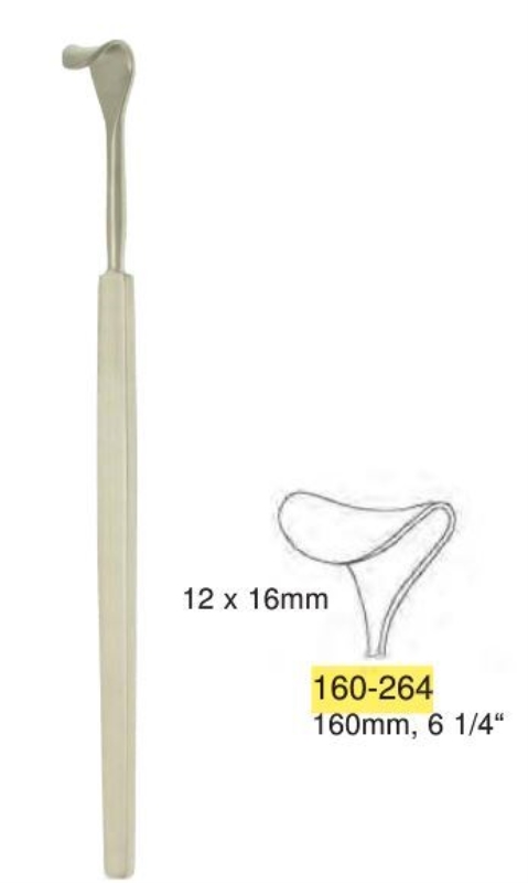 Luomilusikka 12x16mm, 16cm
