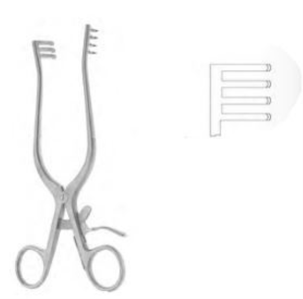 Levittäjä Weitlaner 195mm, 3x4, puoli terävä