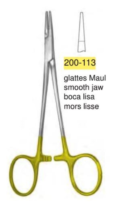 Neulankuljetin Halsey 13 cm, Smooth jaw