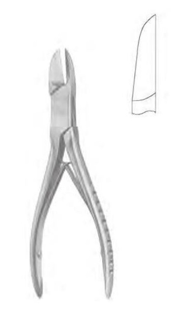 Luunkatkaisija Liston suora, 14cm