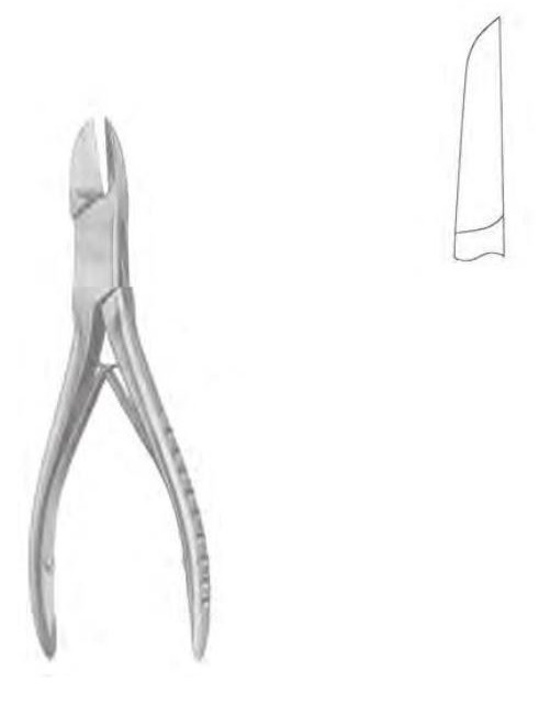 Luunkatkaisija Liston suora, 17cm