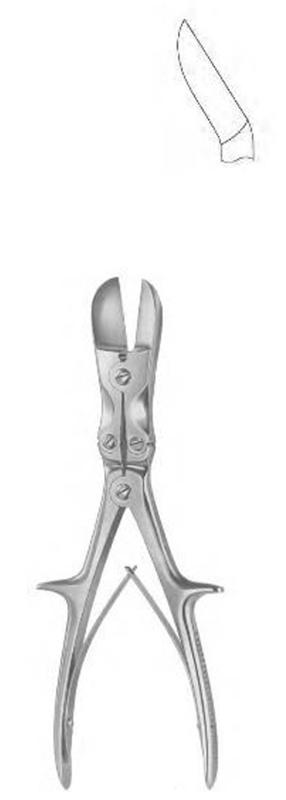 Luunkatkaisija Liston käyrä, 235mm, D/A