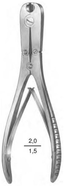 Tungstenin leikkaaja, 18cm, etu- ja sivusuunta